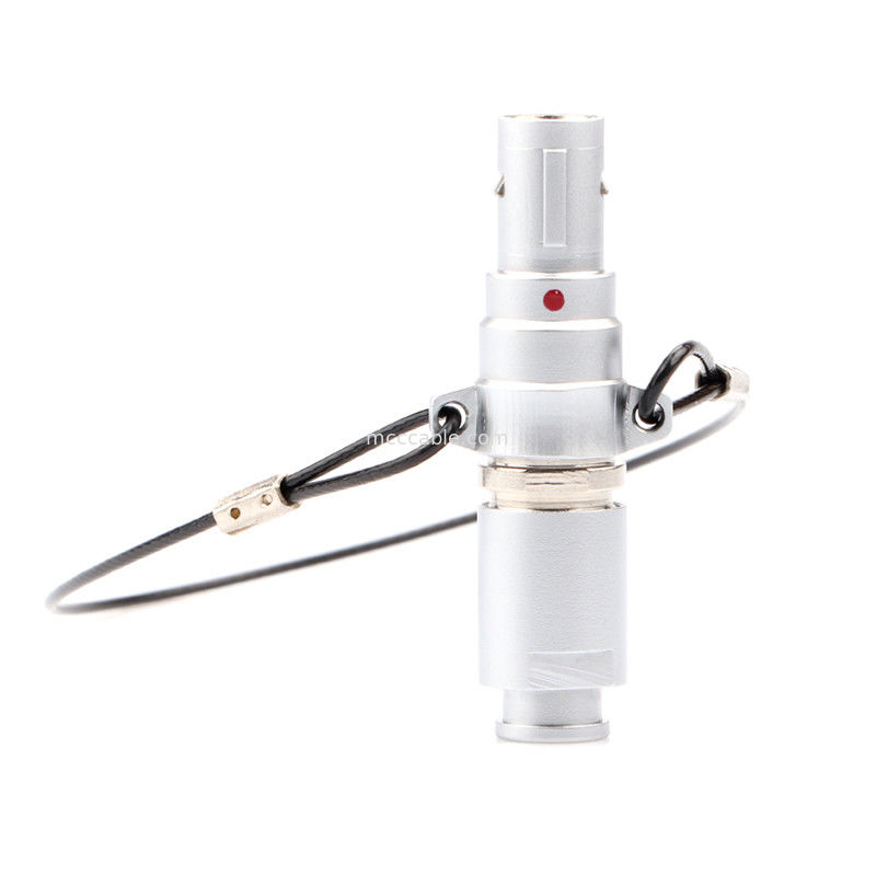 Conector circular de 7 pines T4 con conector de autobloqueo de empuje-tirón con enchufe desbloqueable