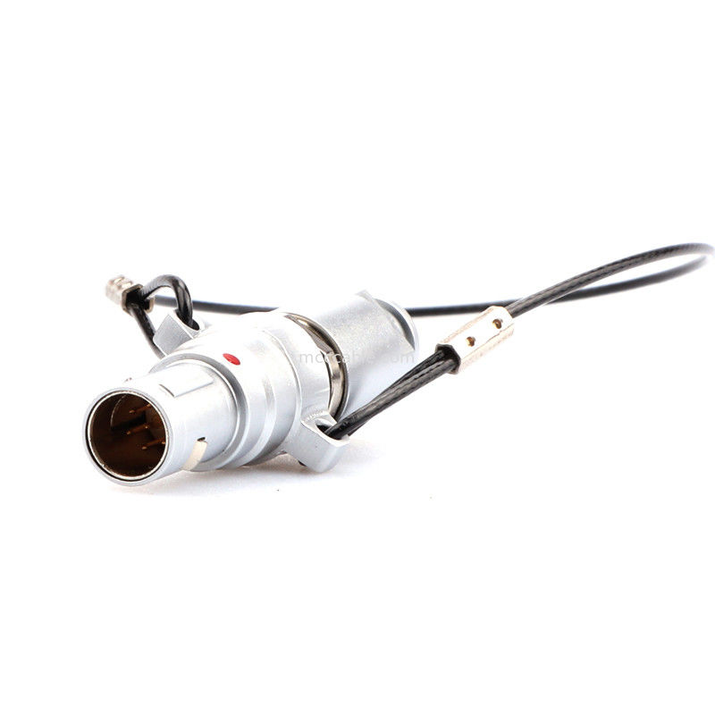 Conector circular de 7 pines T4 con conector de autobloqueo de empuje-tirón con enchufe desbloqueable