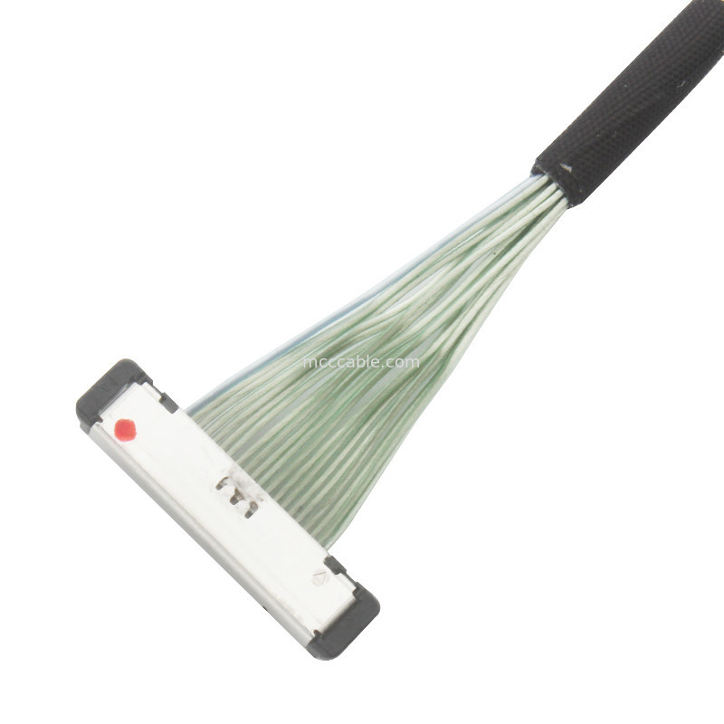 0.4mm Pitch 20380-R20T-06 Micro Cable Coaxial Lvds conector de cable 20P 0,4mm Pitch