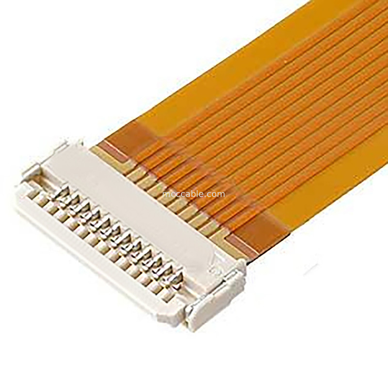 Cables microcoaxial horizontales de 0,5 mm de inclinación DW-5 20598-008T-02 enchufe para receptores 8 pines