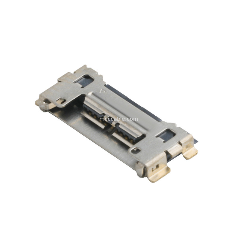 Bloque de terminales de conector de cables microcoaxial de la serie CA 20525-210E-02