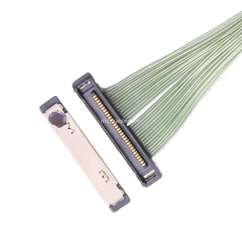 35P Micro Cable Coaxial 20380-035t-06 Lvds Conector 0,4 mm Ángulo recto de inclinación