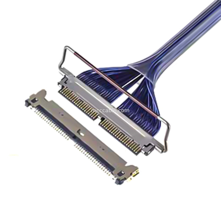 Hd Micro Cable Coaxial 30P 20728 20777-030t-01 0,4 mm de inclinación Conector micro-coaxial tipo de apareamiento horizontal