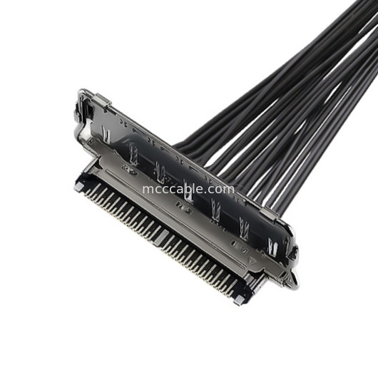 el conector de los lvds mecanografía 40 a tipo de acoplamiento horizontal del conector 20977-040T 040E 01 de los lvds del perno el conector Micro-coaxial