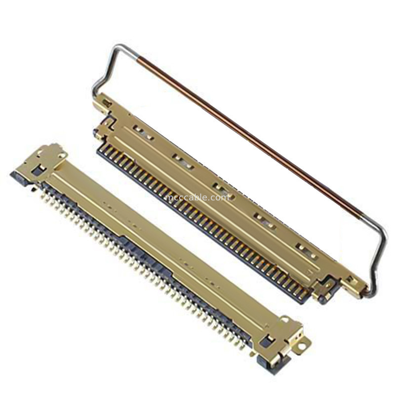 20453 20454 20455-240T A40E-76 2574 2576-0402 Cable coaxial con inclinación de 0,4 mm Tipo de apareamiento horizontal micro-coaxia