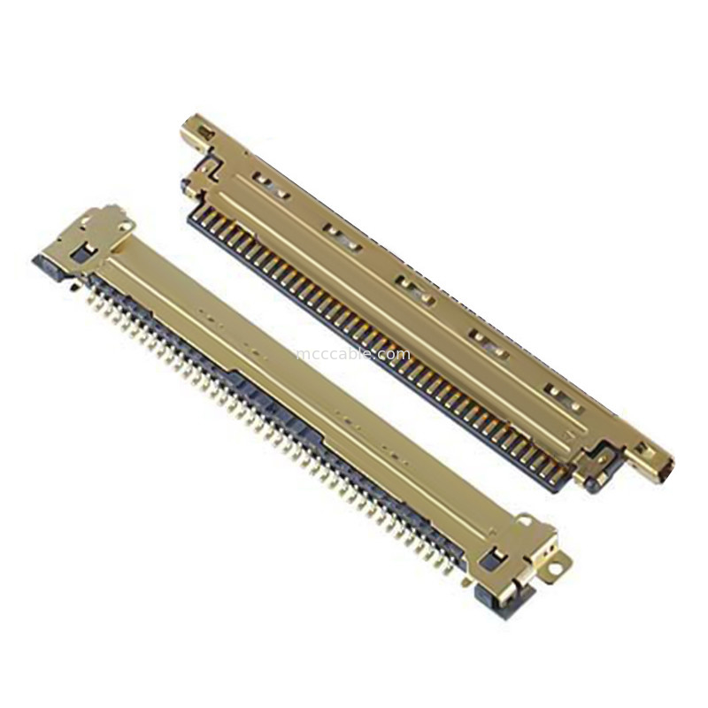 20453 20454 20455-240T A40E-76 2574 2576-0402 Cable coaxial con inclinación de 0,4 mm Tipo de apareamiento horizontal micro-coaxia