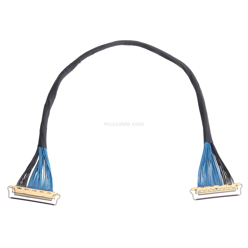 20633-250T-01S 50P 0,4 mm de inclinación Tipo de apareamiento horizontal Conector microcoaxial con bloqueo mecánico