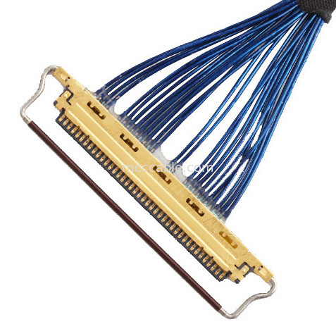 Echada 20453-330t-13 de  0.5m m del cable de la informática de 44AWG SGC LVDS a 20453-340t-13