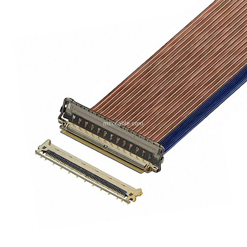 60P EDP Cable 20790-060E-02 0.4mm Pitch Conector micro-coaxial tipo de apareamiento horizontal