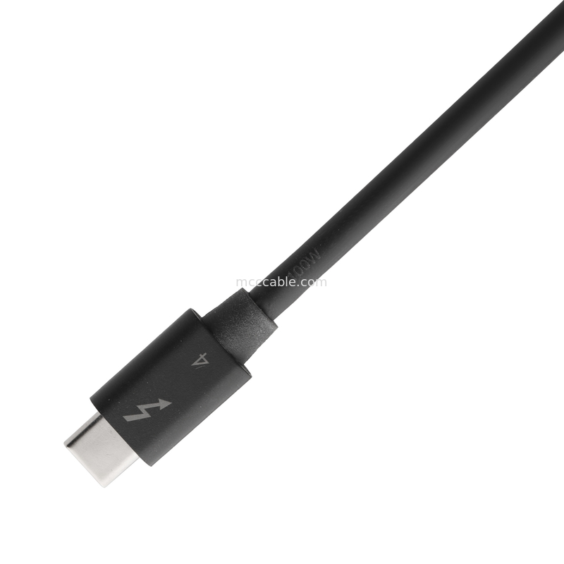 Thunderbolt 4 Cable personalizado Carga ultrarrápida Transferencia de datos de velocidad del rayo suave y duradera para una experiencia sin problemas