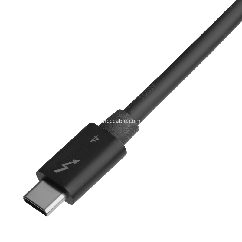 Thunderbolt 4 Cable personalizado Carga ultrarrápida Transferencia de datos de velocidad del rayo suave y duradera para una experiencia sin problemas
