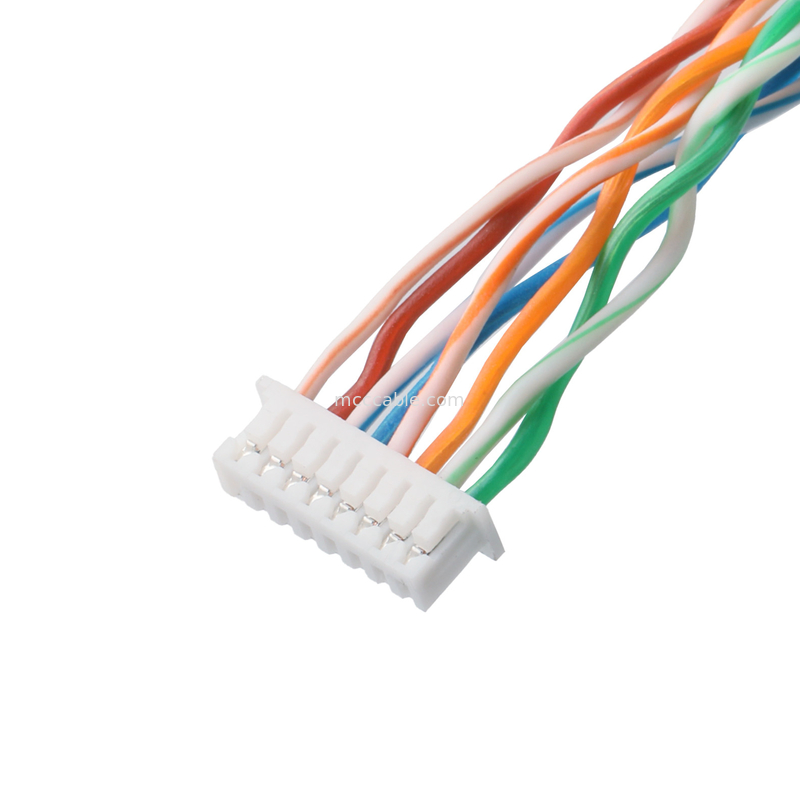 IP67 Conector circular de 8 pines impermeable SA812/S8S con cable CAT5e para sistemas de cámaras