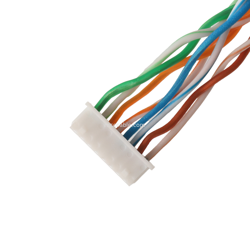 IP67 Conector circular de 8 pines impermeable SA812/S8S con cable CAT5e para sistemas de cámaras