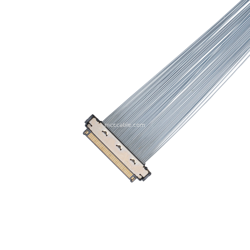 KEL XSL20-48S Cable micro-coaxial, tono de 0,25 mm, 44AWG PFA, adhesivo UV doble