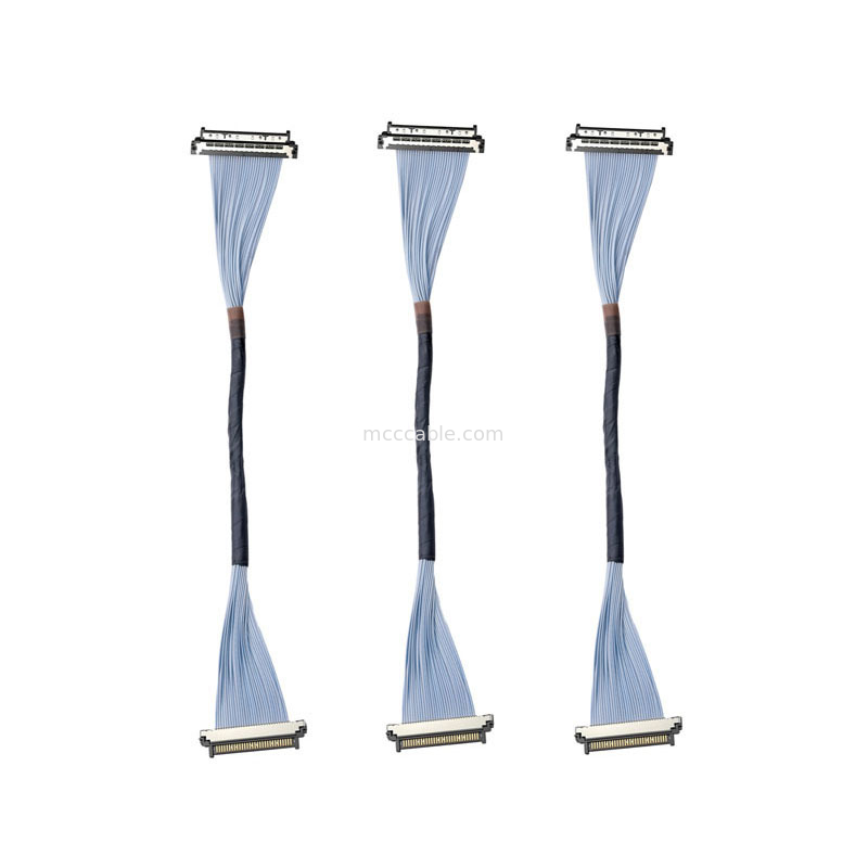 USL20-30SS-015B Micro Cable Coaxial con conector de 0,4 mm para cámaras de computación de AI Edge