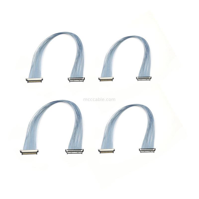 Cable micro coaxial USL20-30SS-030C de 0,4 mm patentado con mecanismo de bloqueo único para sistemas de cardán de cámara