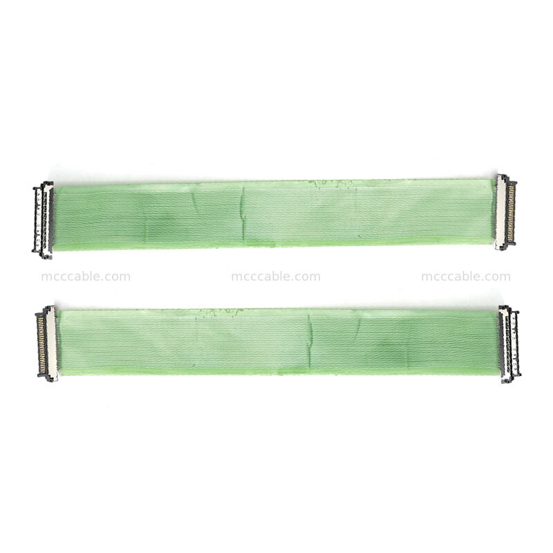 Cable micro coaxial 0.4mm USL20-30SS-020CH resistente a combustibles para sistemas ADAS y LiDAR automotrices