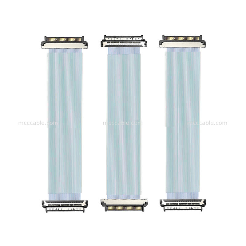 USL20-30SS-025BH 0.4mm Cable de cinta de micro coaxial Conector a prueba de golpes y antivibración para cámaras de gimbal de drones