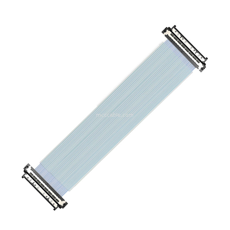 USL20-30SS-040BH 0.4mm Micro Cable Coax 56Gbps PAM4 optimizado para las placas de acelerador de IA