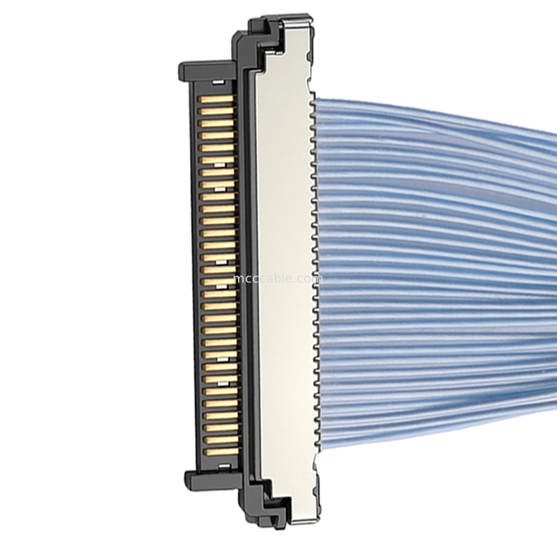 USL20-30SS-015B Micro Cable Coaxial con conector de 0,4 mm para cámaras de computación de AI Edge