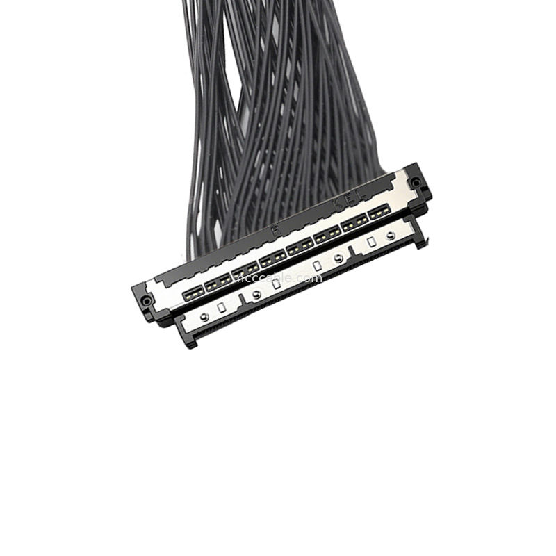 Cable microcoaxial USL20-30SS-017C de micro paso de 0,4 mm, con clasificación IP67 para instalación de cámaras en entornos hostiles