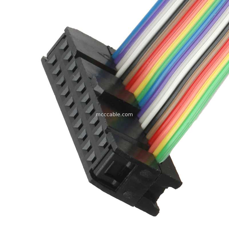 20-Pin to 24-Pin IDC Ribbon Cable - UL2651 28AWG Flat Flex Cable Assembly