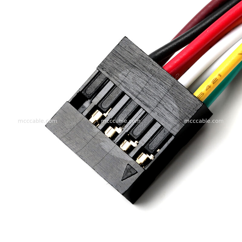 Ensamblaje de cable de panel frontal Molex de 2,54 mm y 10 pines para aplicaciones OEM personalizadas