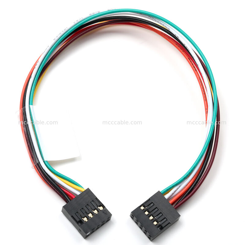 Ensamblaje de cable de panel frontal Molex de 2,54 mm y 10 pines para aplicaciones OEM personalizadas