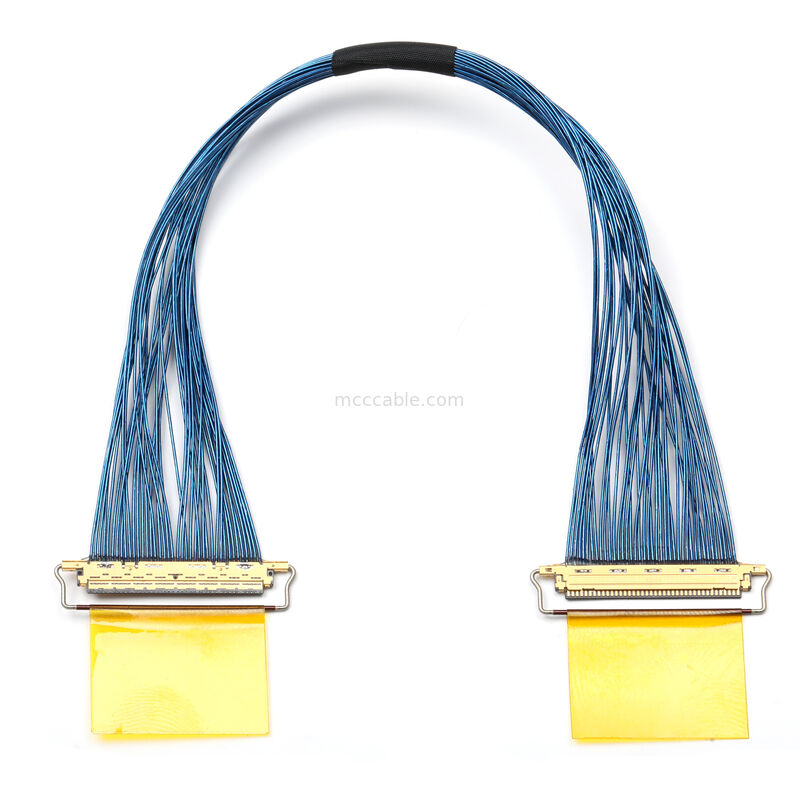 Micro Coaxial Cable Assembly with 20453-040T-01 Connector – Custom OEM High-Speed Interconnect