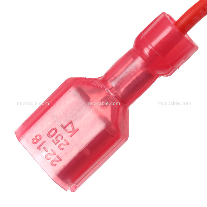 4 pin Nano-Fit para 6.3 mm de cuchilla femenina Terminal de cableado de energía con núcleo de ferrita