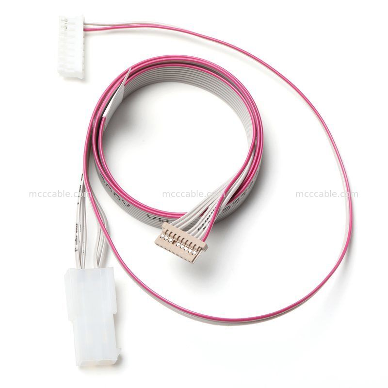 Ensamblaje de cable de control de retroiluminación LCD de 8Pin a 2Pin a 9Pin personalizado para sistemas de visualización
