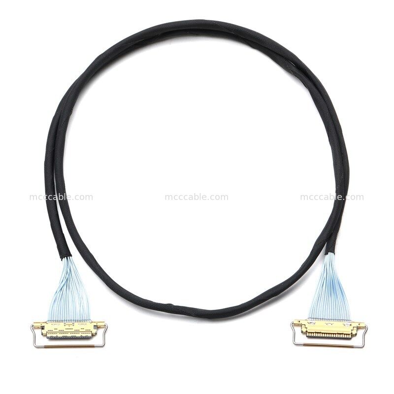 Conjunto de cable micro coaxial personalizado Micro HDMI a Mini HDMI para sistemas de visualización integrados