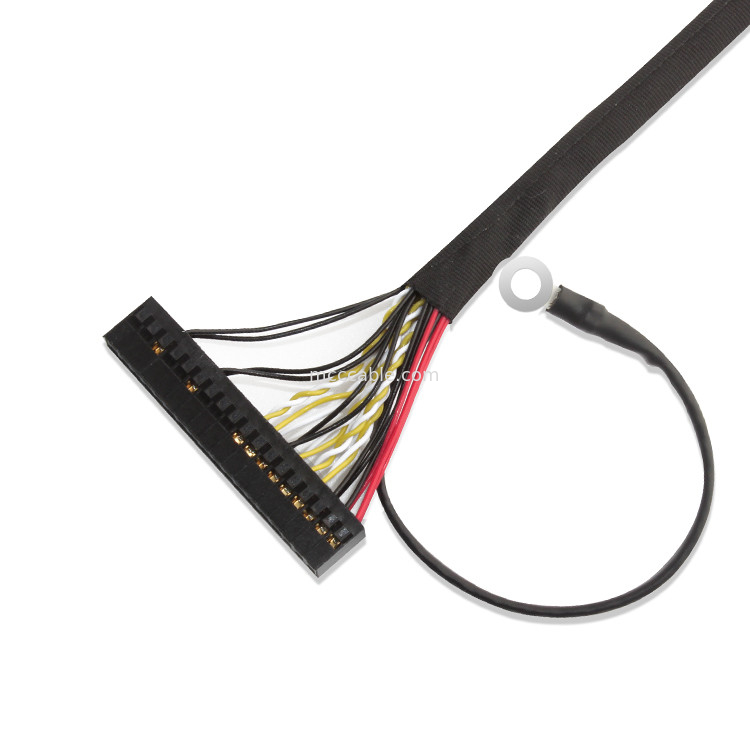 30 asamblea de cable del Pin LVDS, 51 cable del Pin FI X30HL-B Lvds para el panel LCD