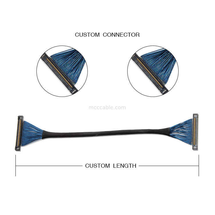 20373-R40T-06 Cable Micro Coaxial de 40 pines para el apareamiento vertical