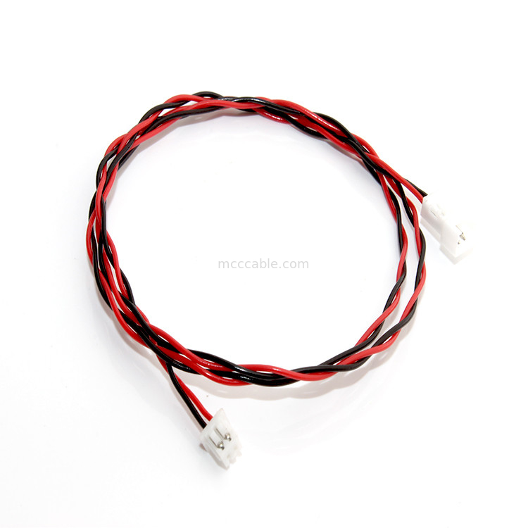 Arnés de cable de encargo 2pin JST PH2.0 para el conector eléctrico de la exhibición de los lvds de la bicicleta