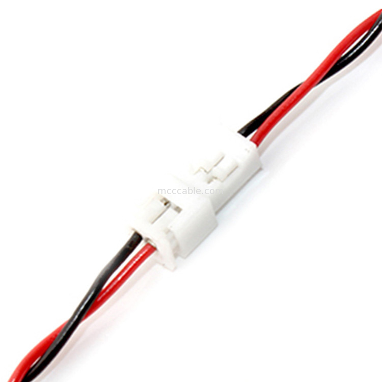 Arnés de cable de encargo 2pin JST PH2.0 para el conector eléctrico de la exhibición de los lvds de la bicicleta