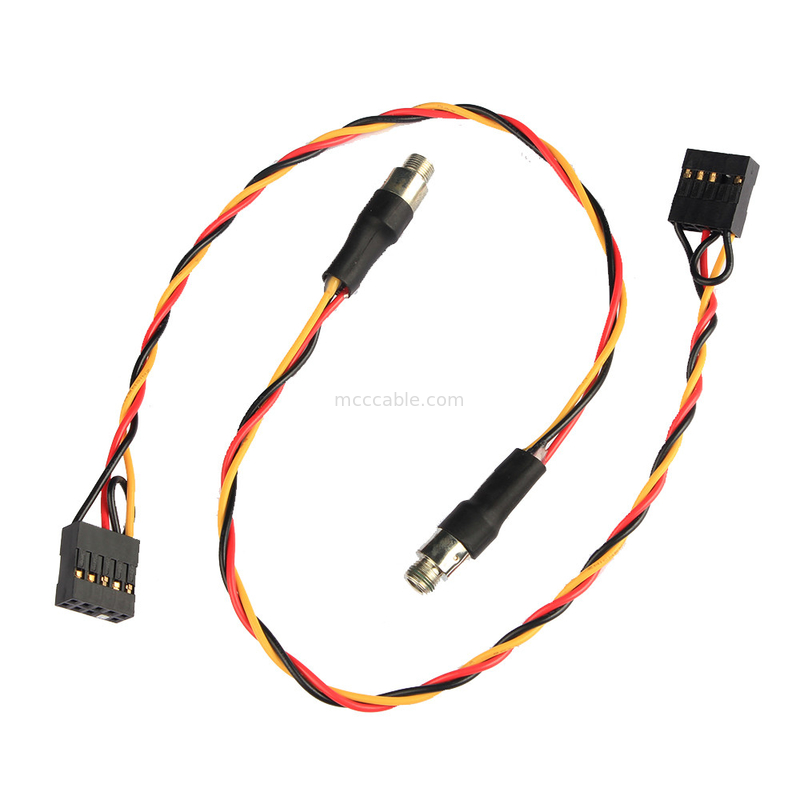 Molex 22 55 2101 conector de audio de encargo del soporte del panel de la echada 3.5m m del arnés de cable 2.54m m