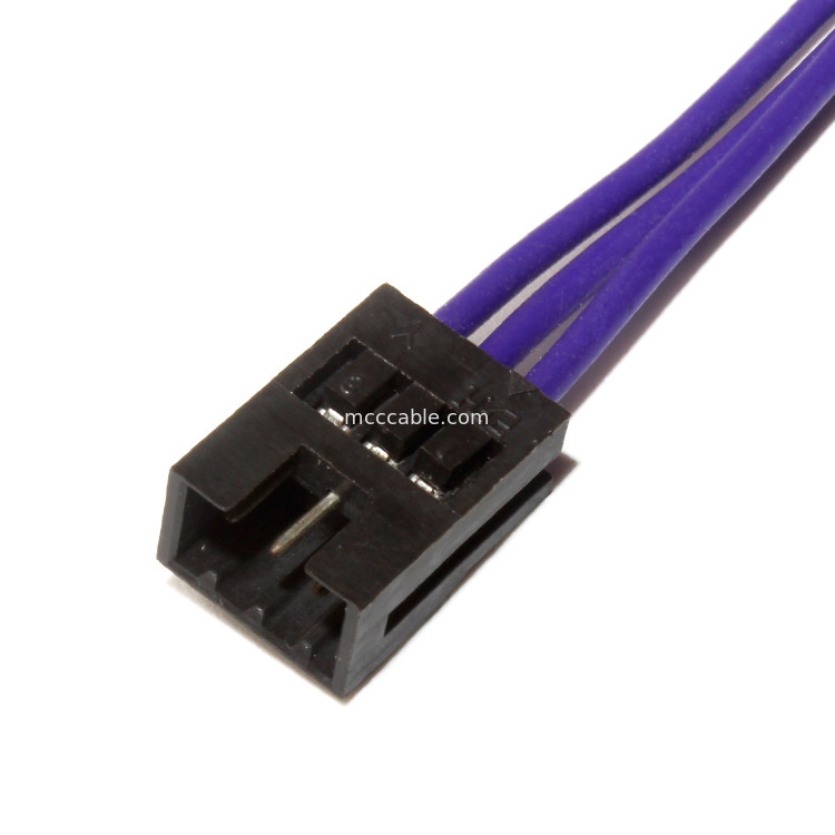 Alambre de encargo de la echada del arnés de cable 0.8m m de JST 3pin para subir al cable de SUHR-03V-S