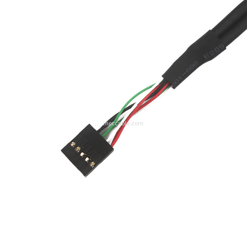 Bb dual del arnés de cable del Usb de 2.54m m al cable de la posición MOLEX 22552101 del Sbc 10