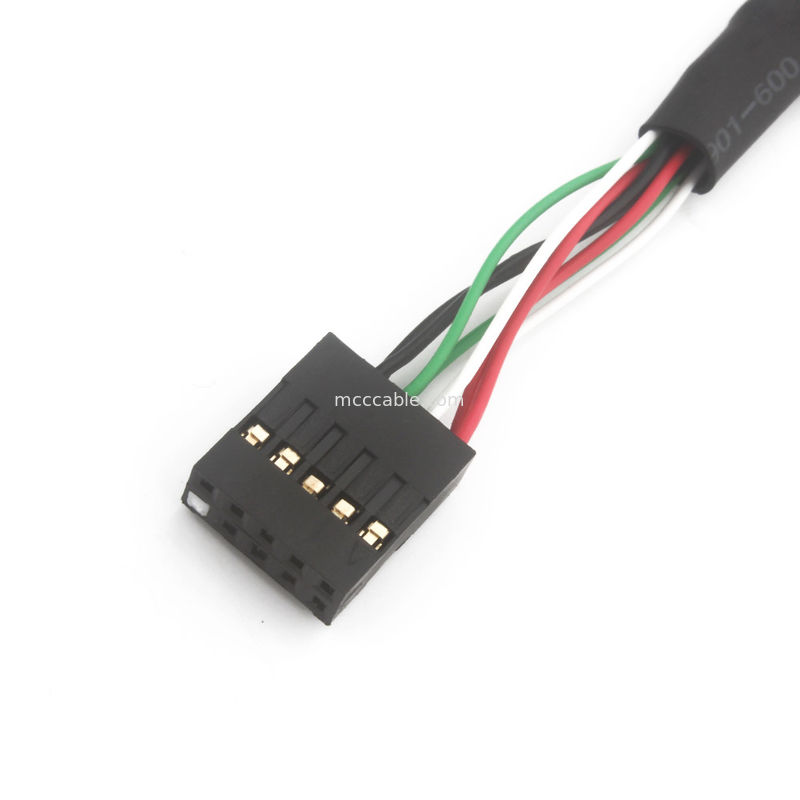 Bb dual del arnés de cable del Usb de 2.54m m al cable de la posición MOLEX 22552101 del Sbc 10