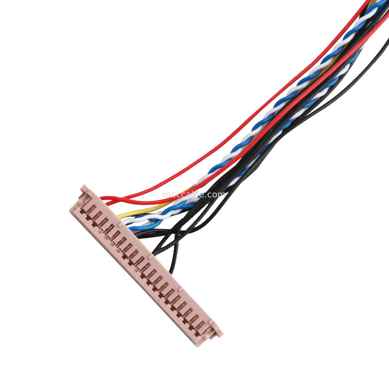 Asamblea de cable de ISO14001 Lvds Lcd 20453-230T a PH2.0 PHR-6P 1255H-2