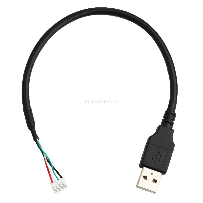 28AWG USB 2,0 al conector de encargo de la exhibición de los lvds del Pin del arnés de cable 9 de JST SPH-4