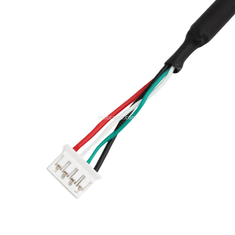 28AWG USB 2,0 al conector de encargo de la exhibición de los lvds del Pin del arnés de cable 9 de JST SPH-4