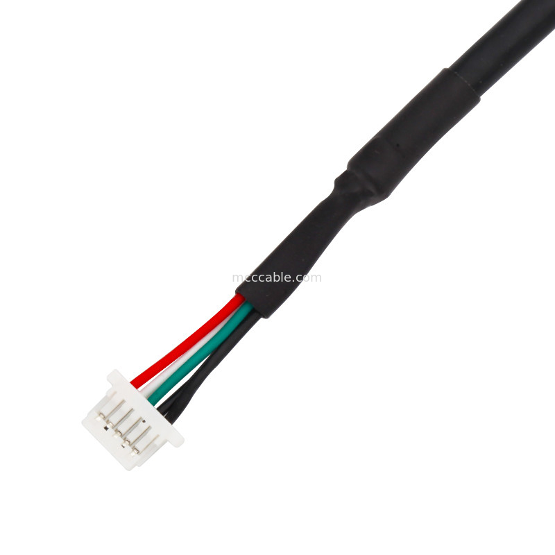 Asamblea de cable del arnés de 28AWG LED JST PHR-5P a la echada de SH1.0 5P 1.0m m