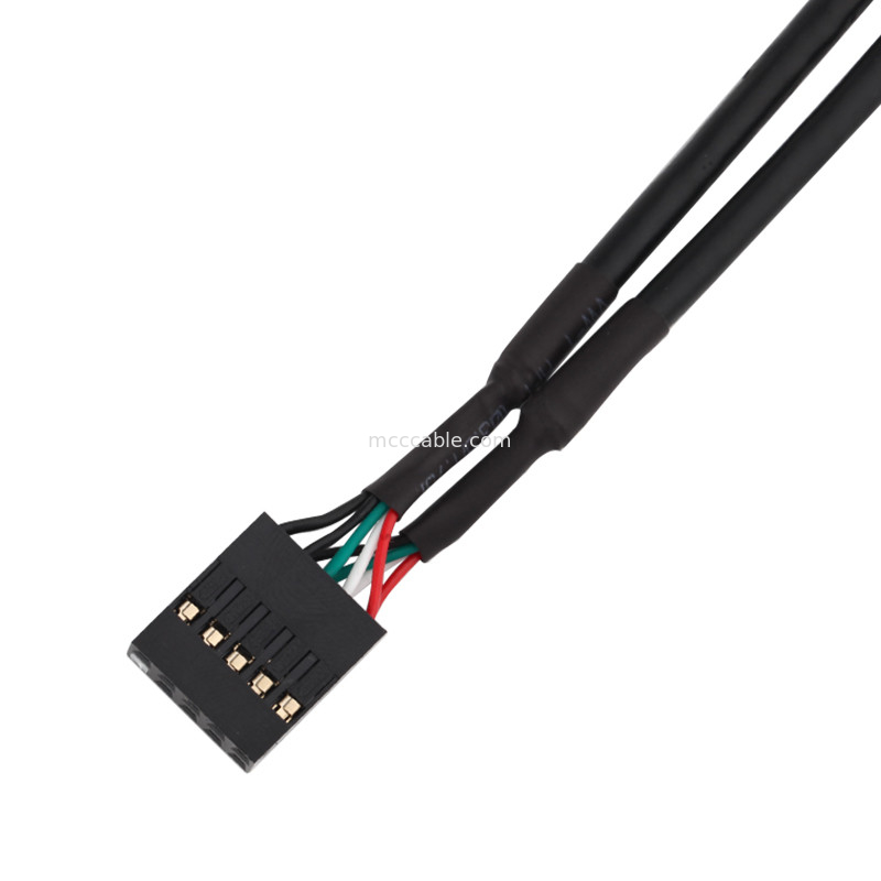 Asamblea de cable del arnés de 28AWG LED JST PHR-5P a la echada de SH1.0 5P 1.0m m