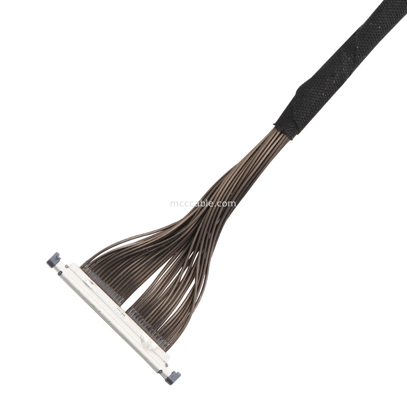 32 Pin Micro Cable Coaxial 0,3 mm Pitch 20496-032T-40 Lvds Cable para el conector 32P del dron