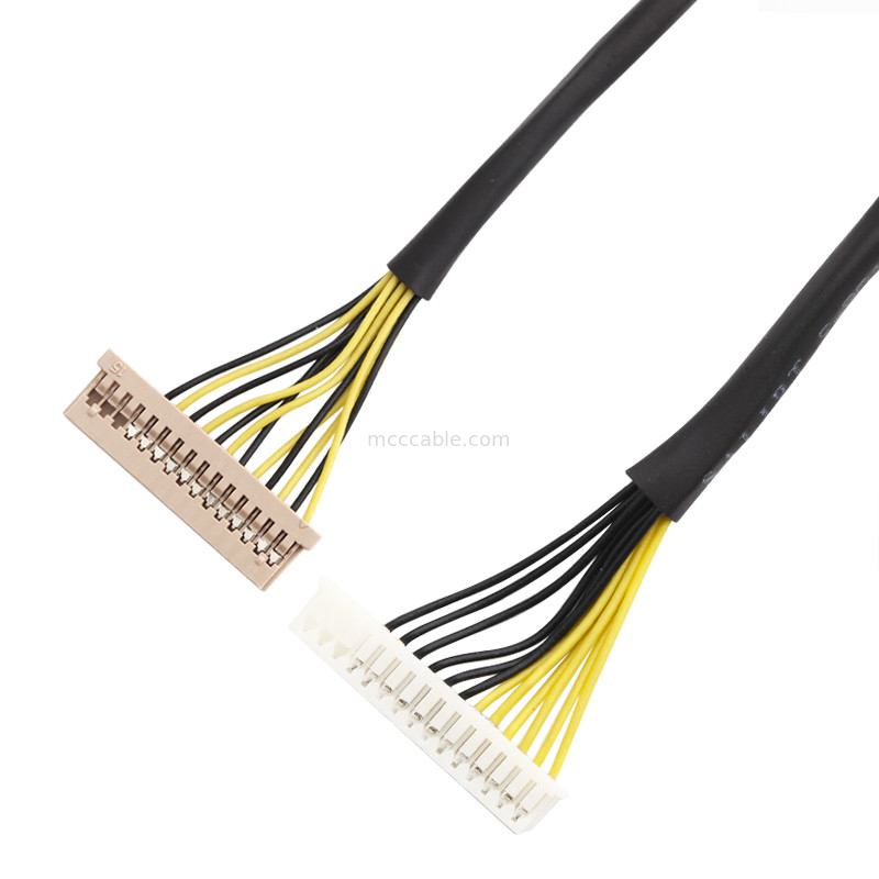 Varón y hembra juntos SM02B-BHSS-1-TB BHSR-02VS-1 de la asamblea de cable de JST 3.5m m