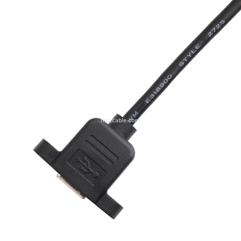 asamblea de soporte del panel del cable del Usb B de Durachill del arnés de cable de la echada A2542ha-6p de 2.54m m