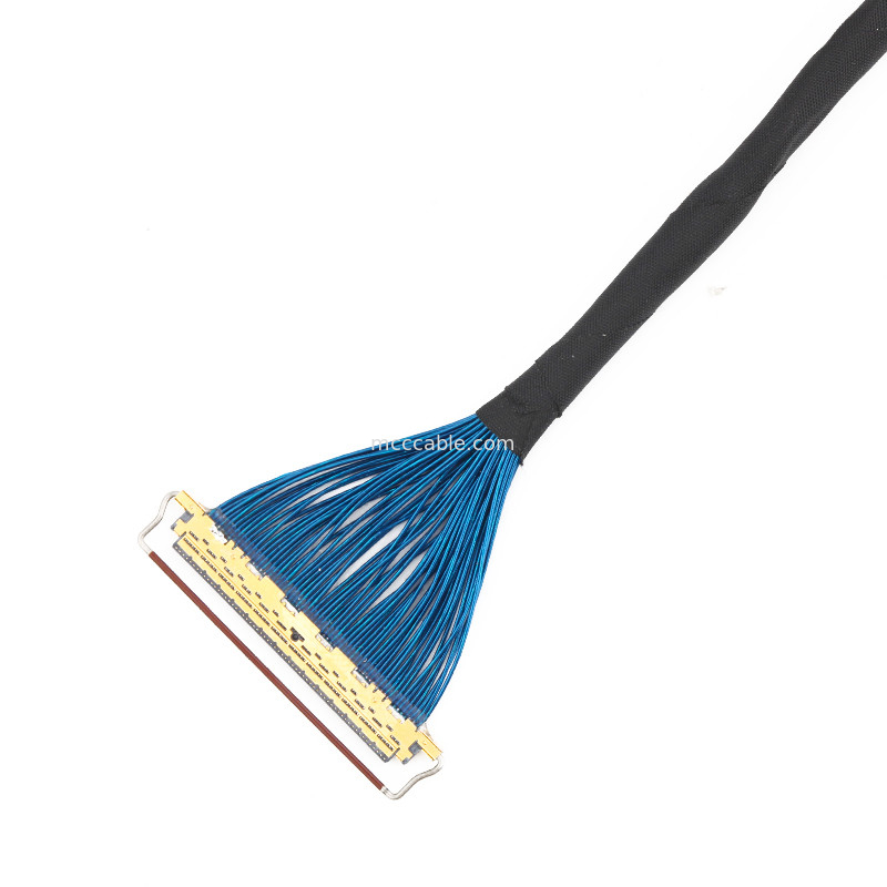 Conector micro de la exhibición de los lvds de la asamblea de cable de la informática de Coaixal Lvds I  20633-260t-01s