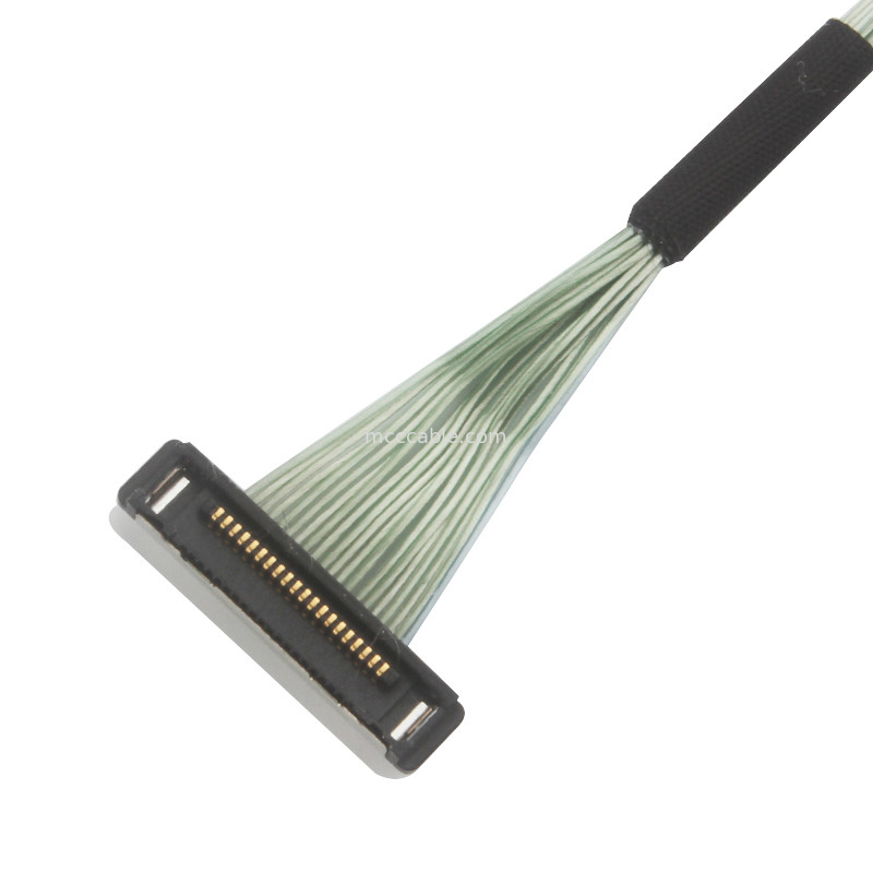 0.4mm Pitch 20380-R20T-06 Micro Cable Coaxial Lvds conector de cable 20P 0,4mm Pitch